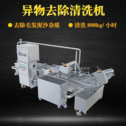 水果異物翻洗機(jī)，有效清洗，過(guò)濾泥沙