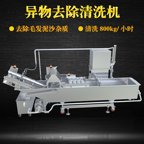 蔬菜清洗機(jī)，氣泡清洗，清洗800kg小時(shí)